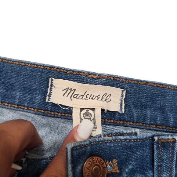 Madewell Roadtripper Jegging Jeans Women's 26 Blue Denim Mid-Rise Ankle Zip - Picture 5 of 7